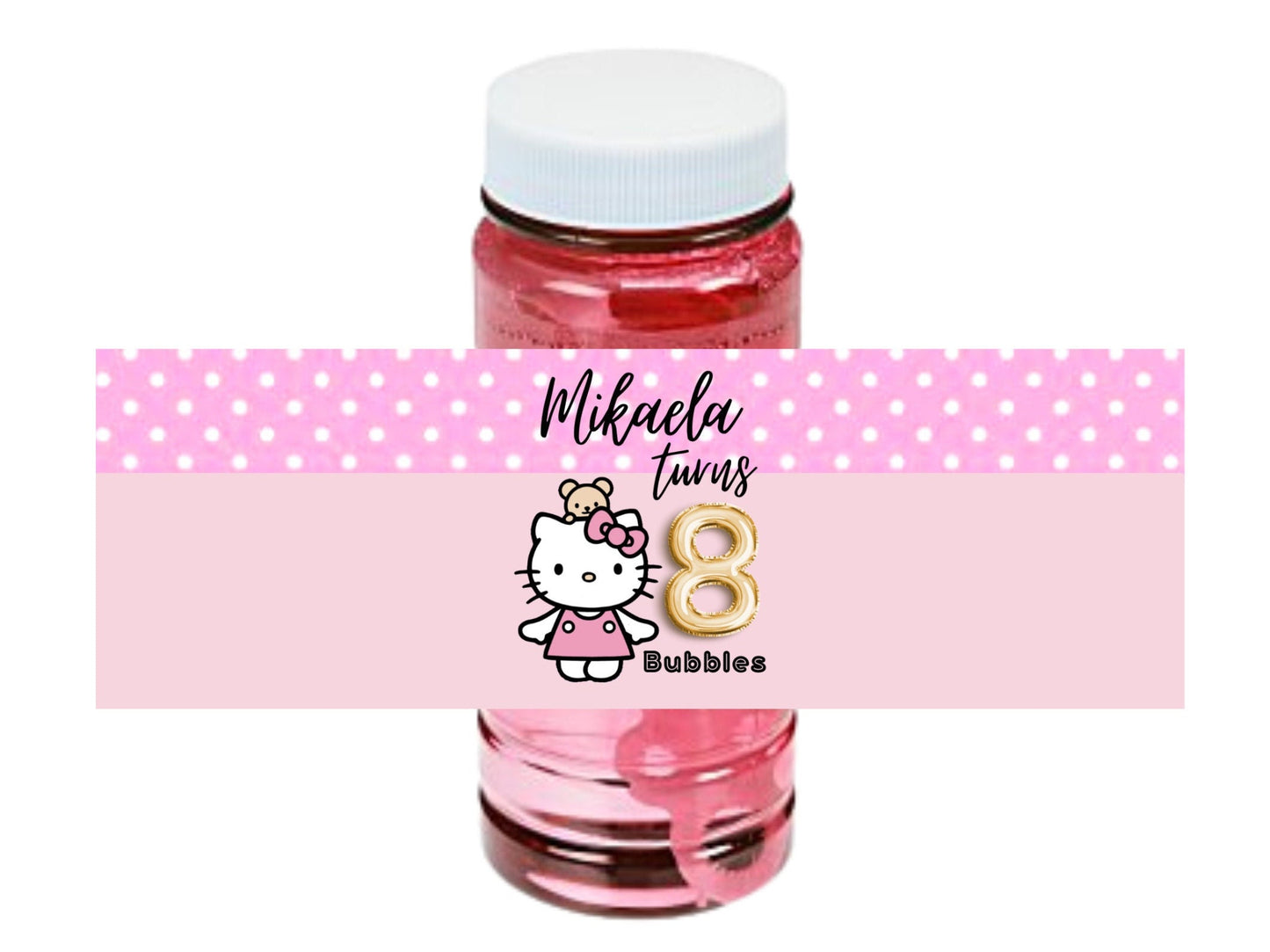 Hello Kitty Bubbles Stickers 4oz 118ml