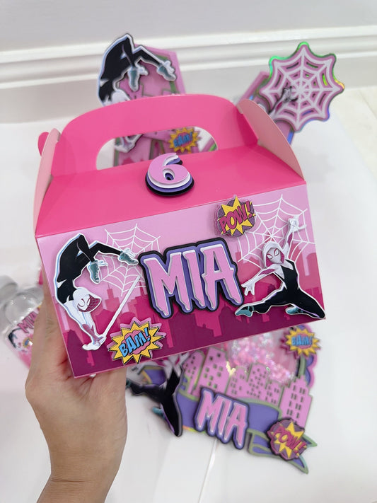 Gwen Stacey Spidergirl 3D Favour Box