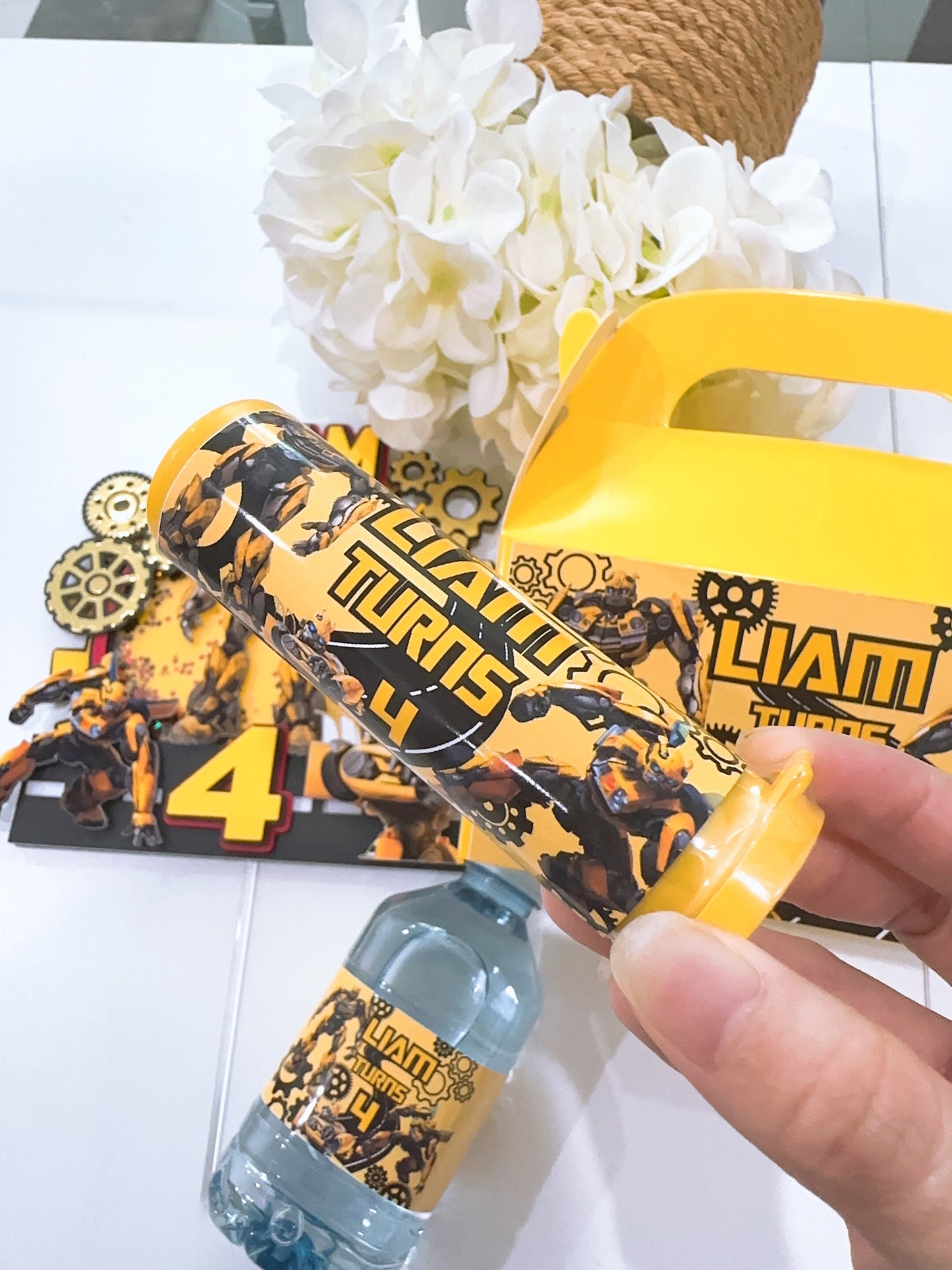 BumbleBee Mini M&M Chocolate Tubes Stickers