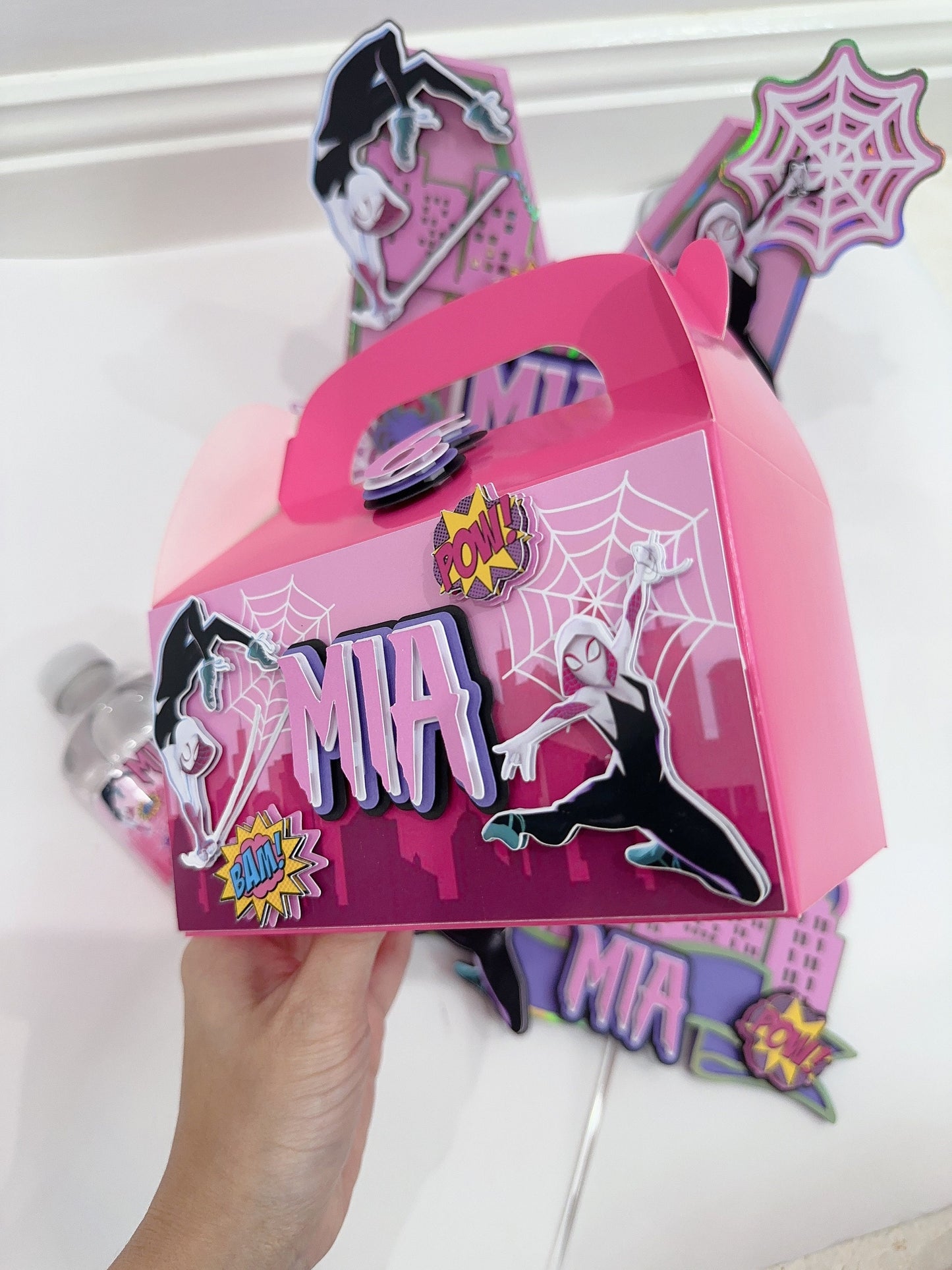 Gwen Stacey Spidergirl 3D Favour Box