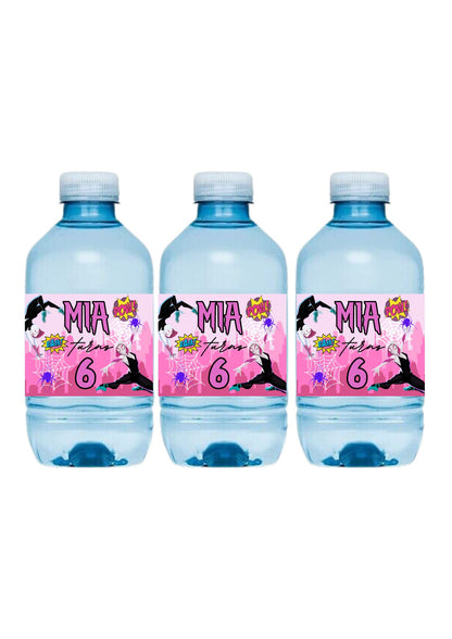 Gwen Stacey Spidergirl Mini Water Bottle Stickers 250ml