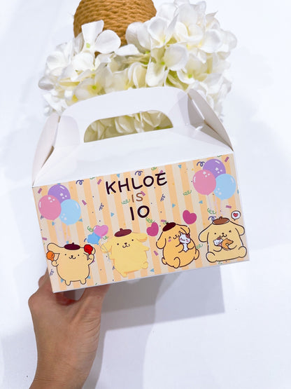 PompomPurin Sticker Favour Box