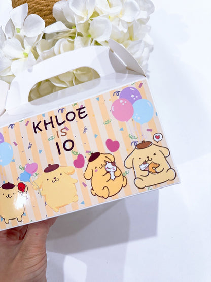 PompomPurin Sticker Favour Box