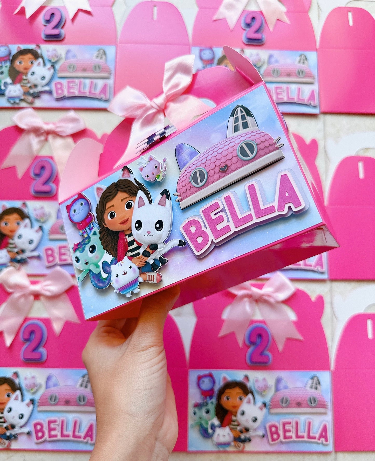 Gabby Dollhouse 3D Favour Box