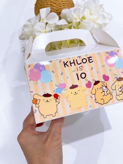 PompomPurin Sticker Favour Box