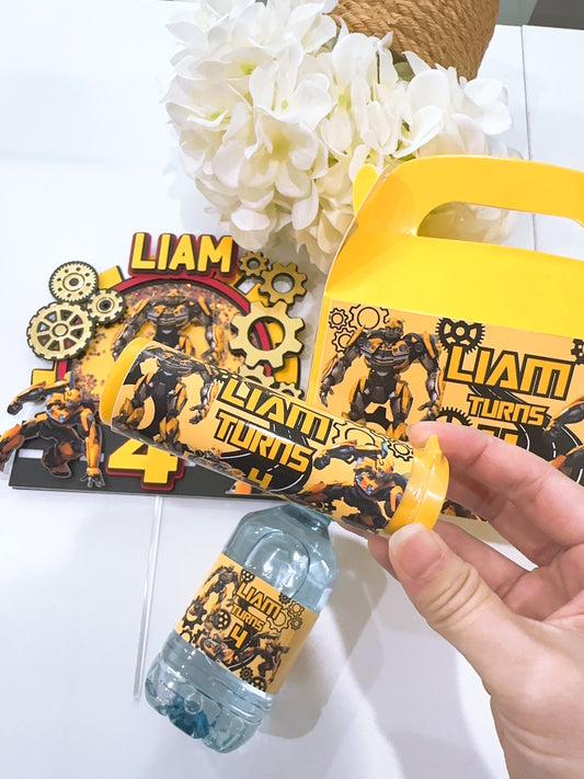 BumbleBee Mini M&M Chocolate Tubes Stickers