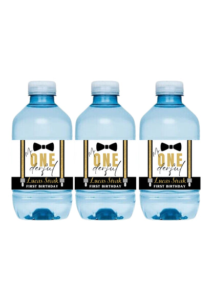 Onederful Mini Water Bottle Stickers 250ml
