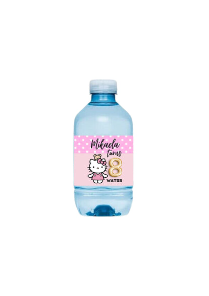 Hello Kitty Mini Water Bottle Stickers 250ml