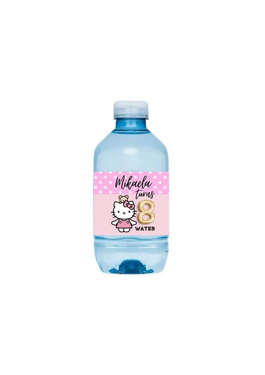 Hello Kitty Mini Water Bottle Stickers 250ml