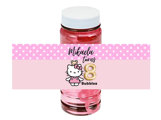 Hello Kitty Bubbles Stickers 4oz 118ml