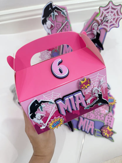 Gwen Stacey Spidergirl 3D Favour Box