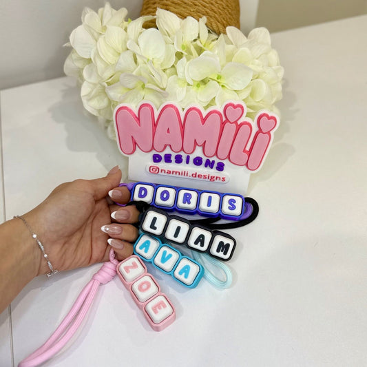 Personalised Name Clicker Keyring