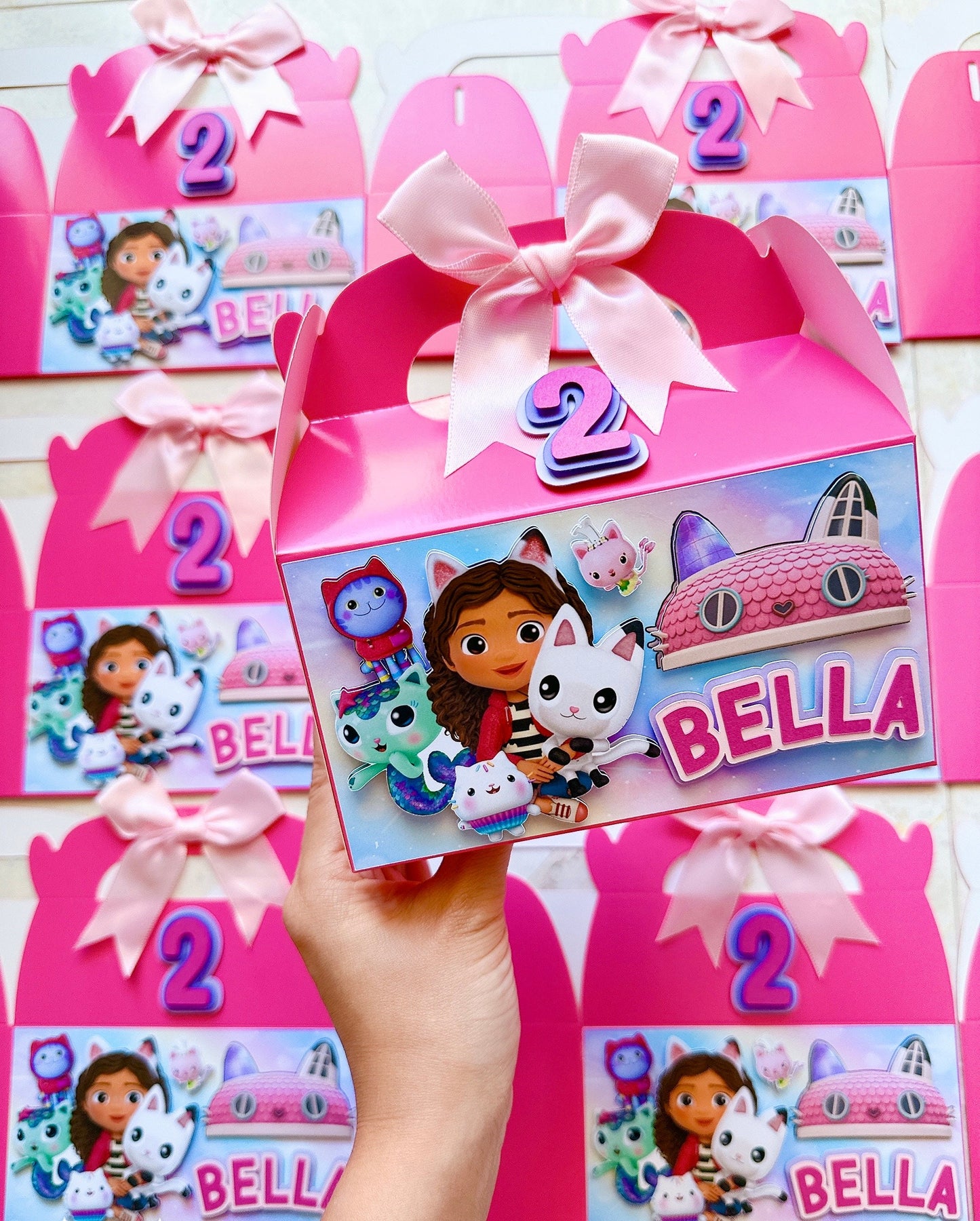 Gabby Dollhouse 3D Favour Box