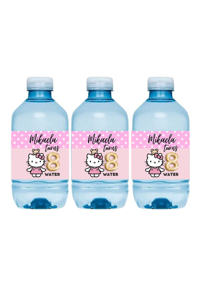 Hello Kitty Mini Water Bottle Stickers 250ml