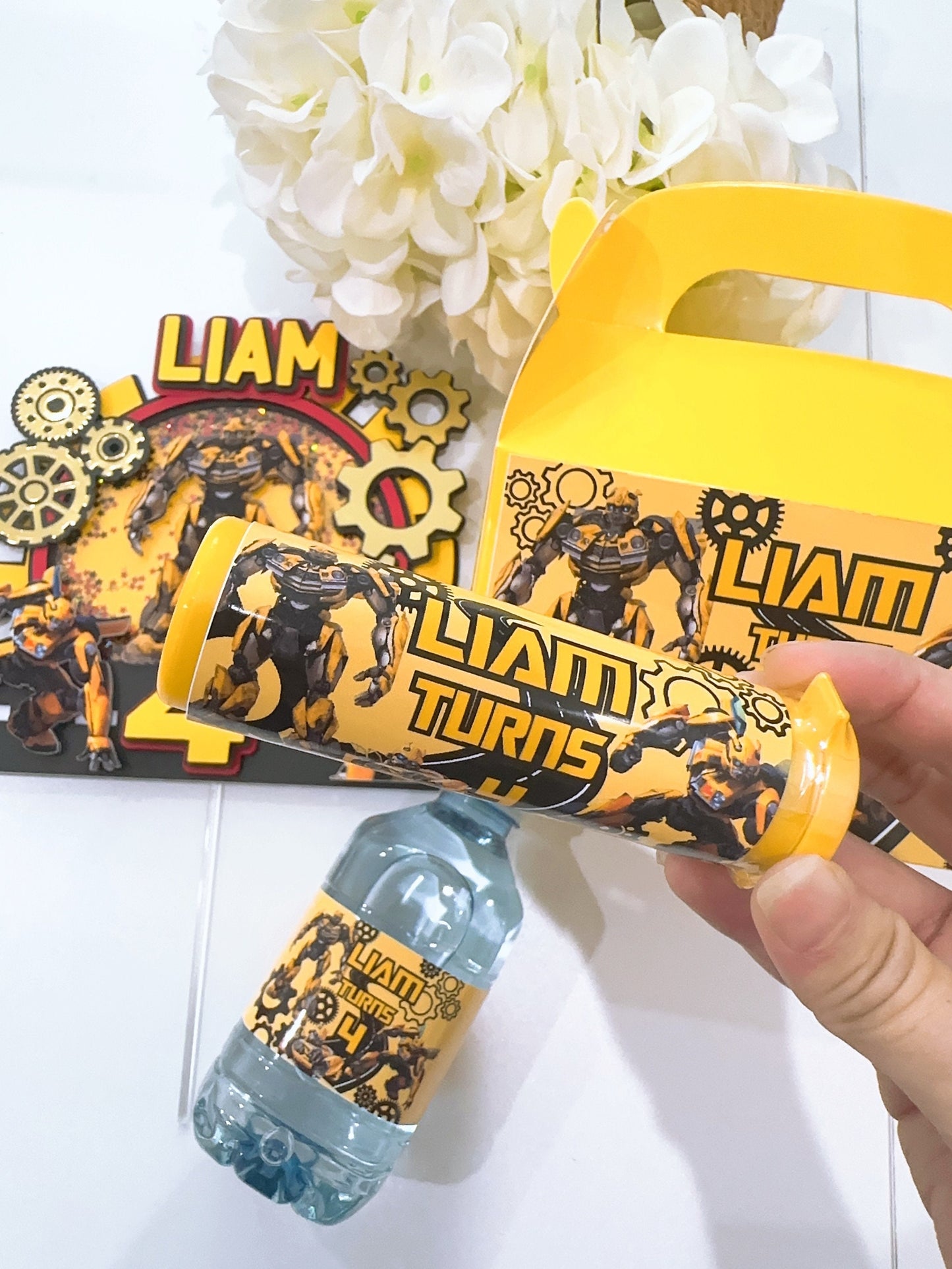 BumbleBee Mini M&M Chocolate Tubes Stickers