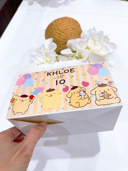 PompomPurin Sticker Favour Box