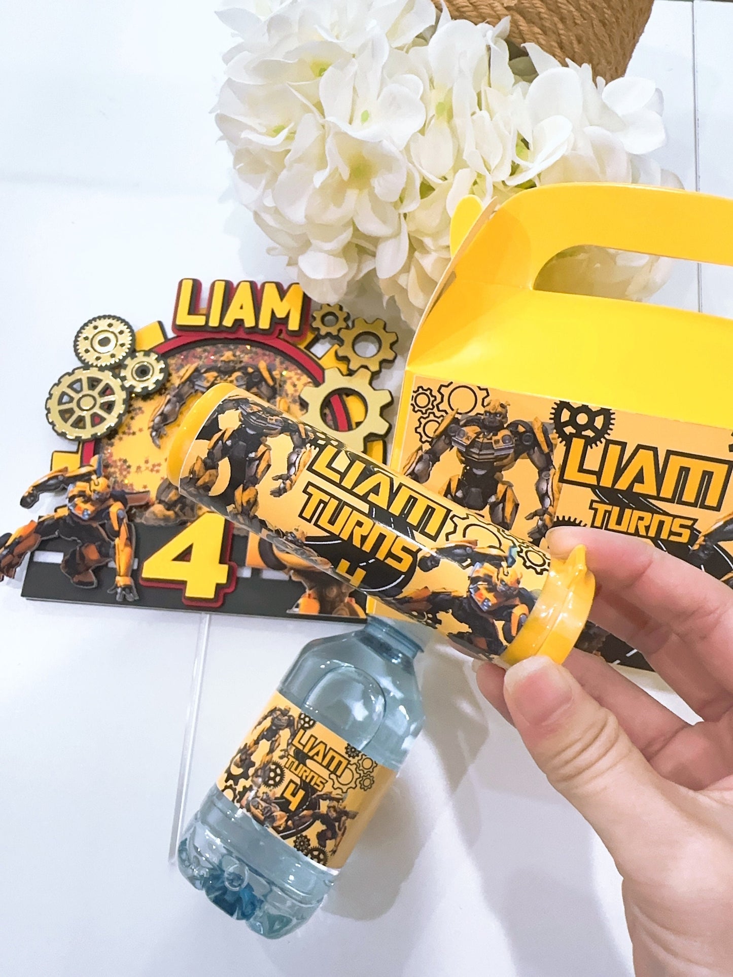 BumbleBee Mini M&M Chocolate Tubes Stickers