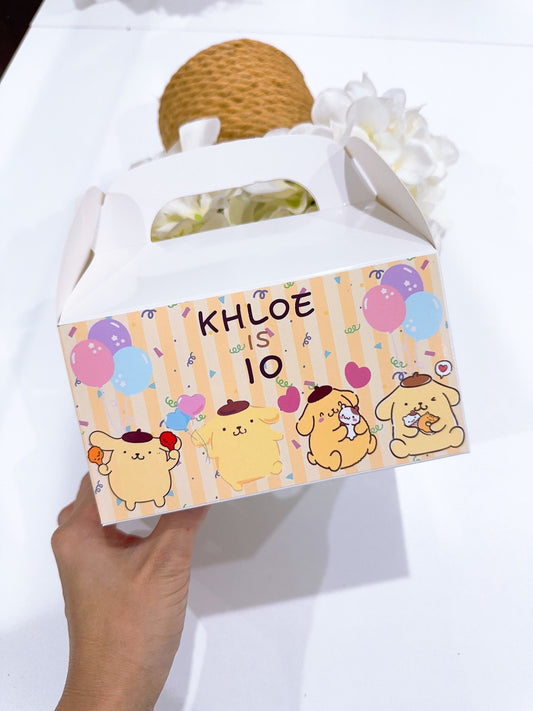PompomPurin Sticker Favour Box