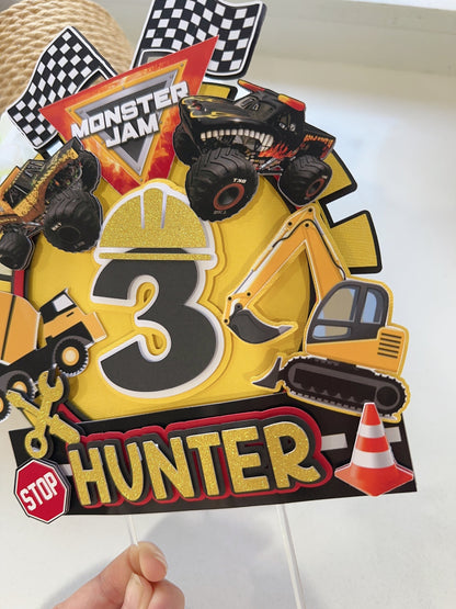 Monster Jam Construction Cars
