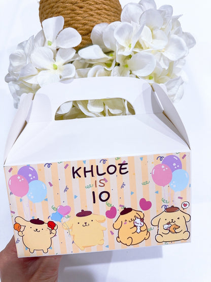 PompomPurin Sticker Favour Box