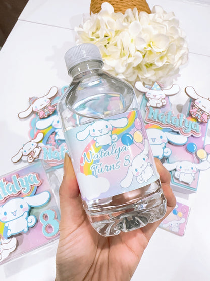 CinnamonRoll Mini Water Bottle Stickers 250ml
