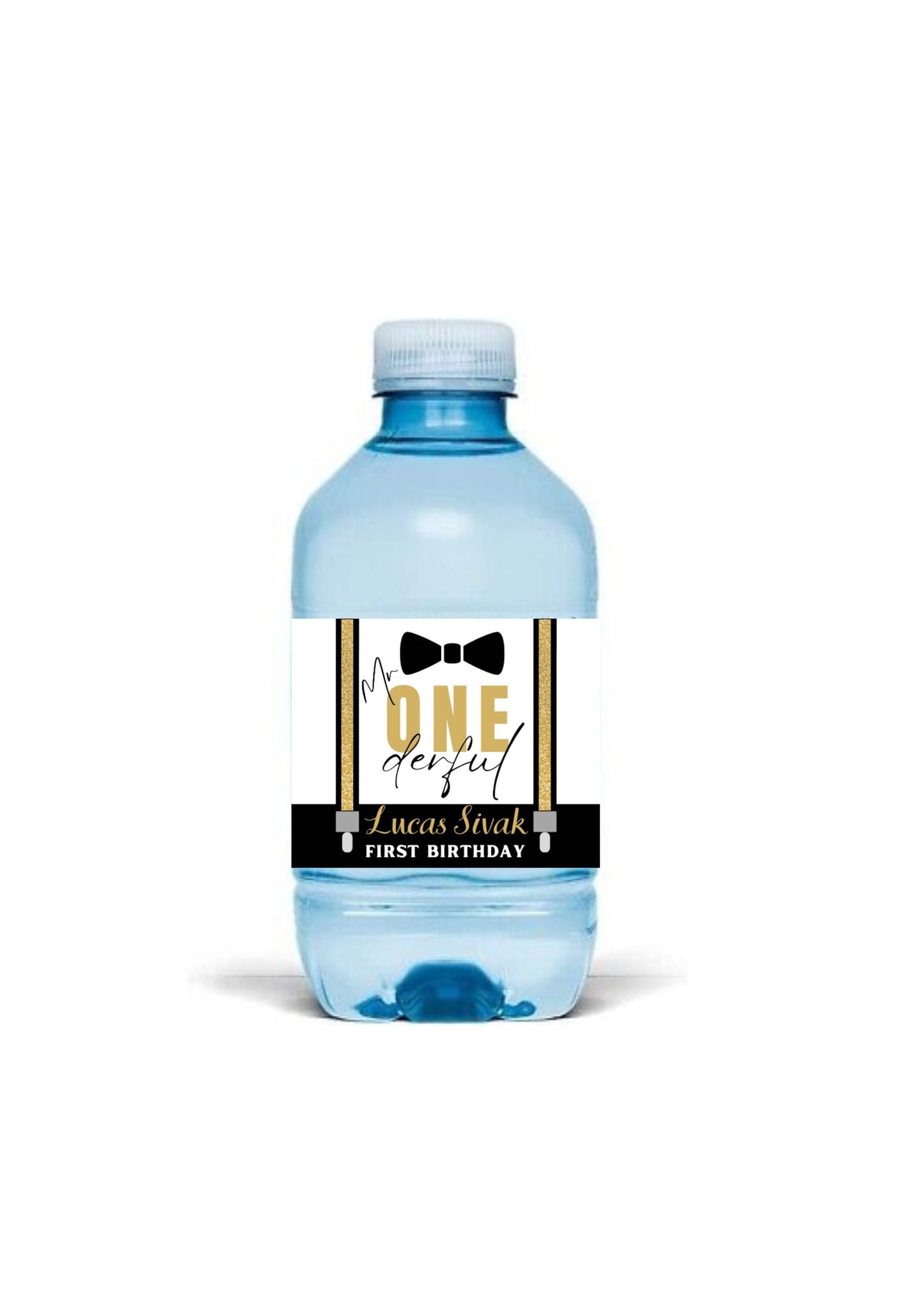 Onederful Mini Water Bottle Stickers 250ml
