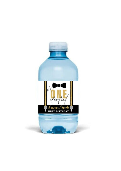 Onederful Mini Water Bottle Stickers 250ml